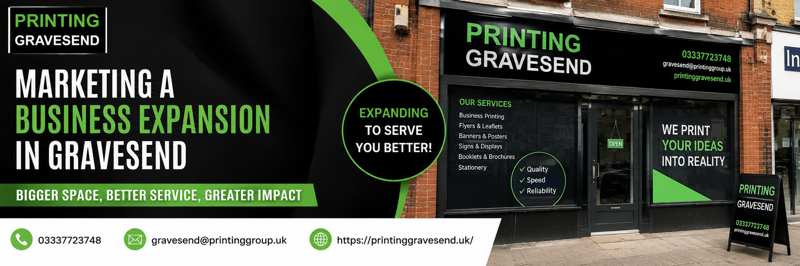 Marketing a Business Expansion in Gravesend