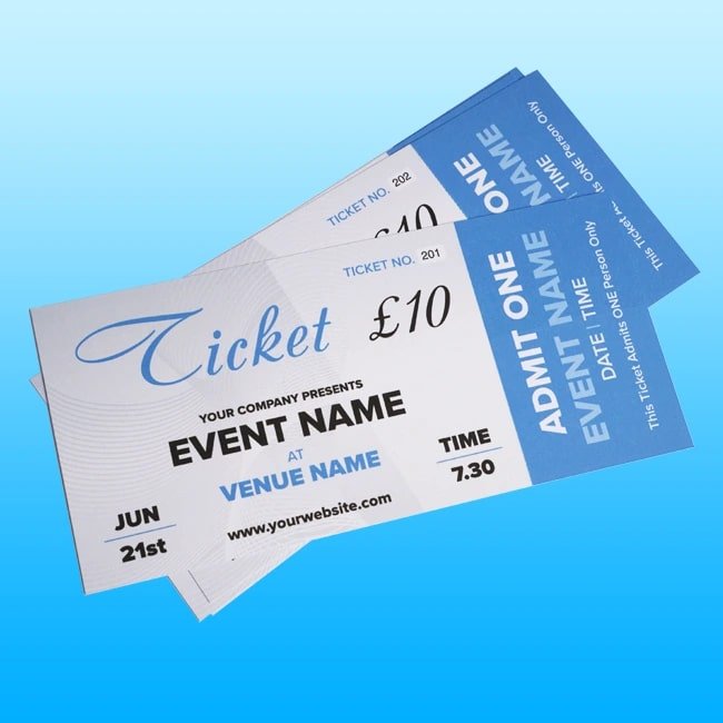 Ticket Printing Gravesend